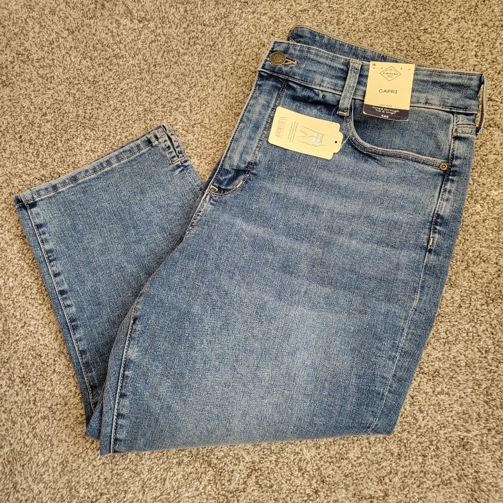 Denim Capris